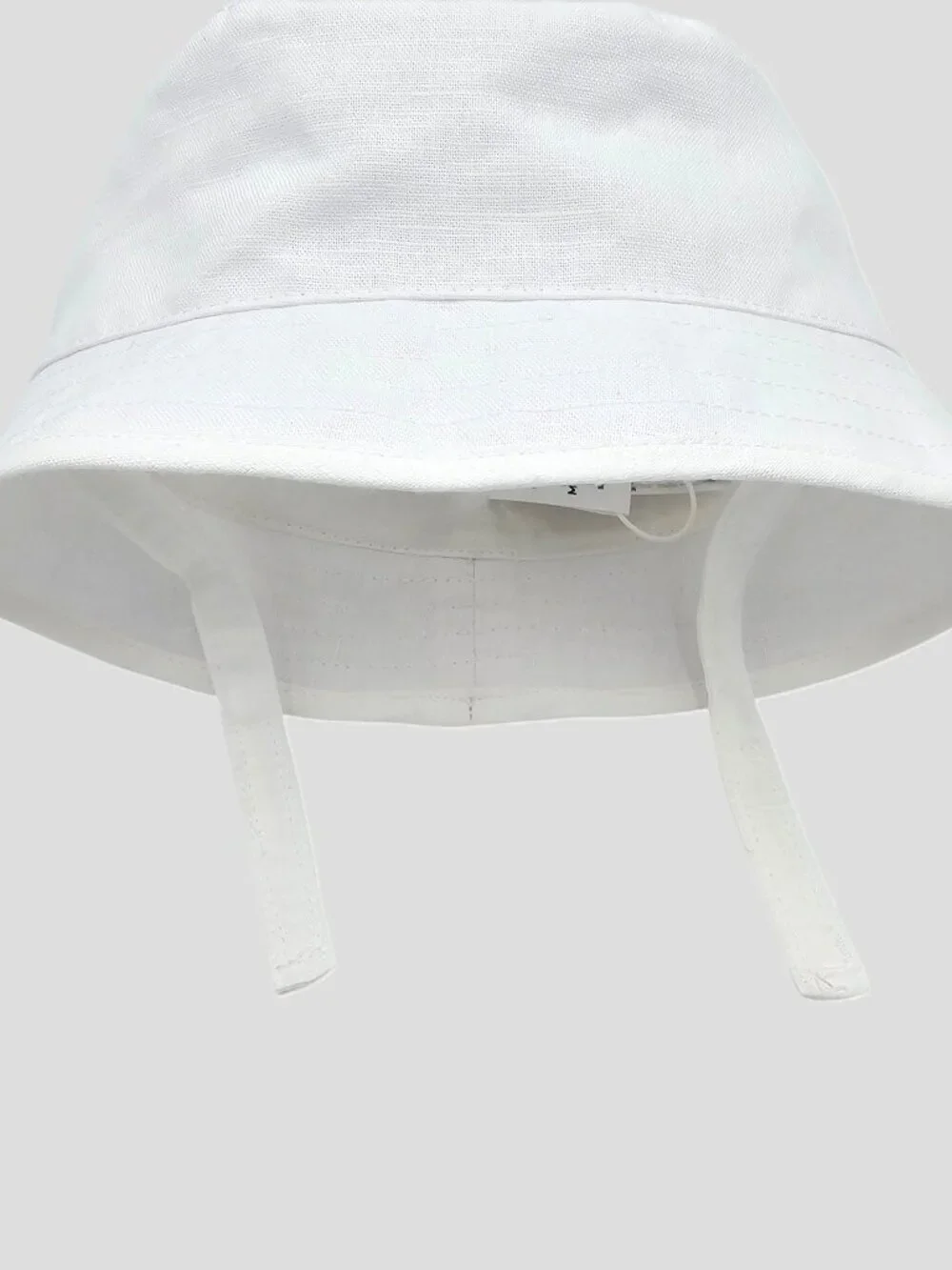 NWT Janie and Jack Linen Bucket Hat 0-3M Set of 2 White